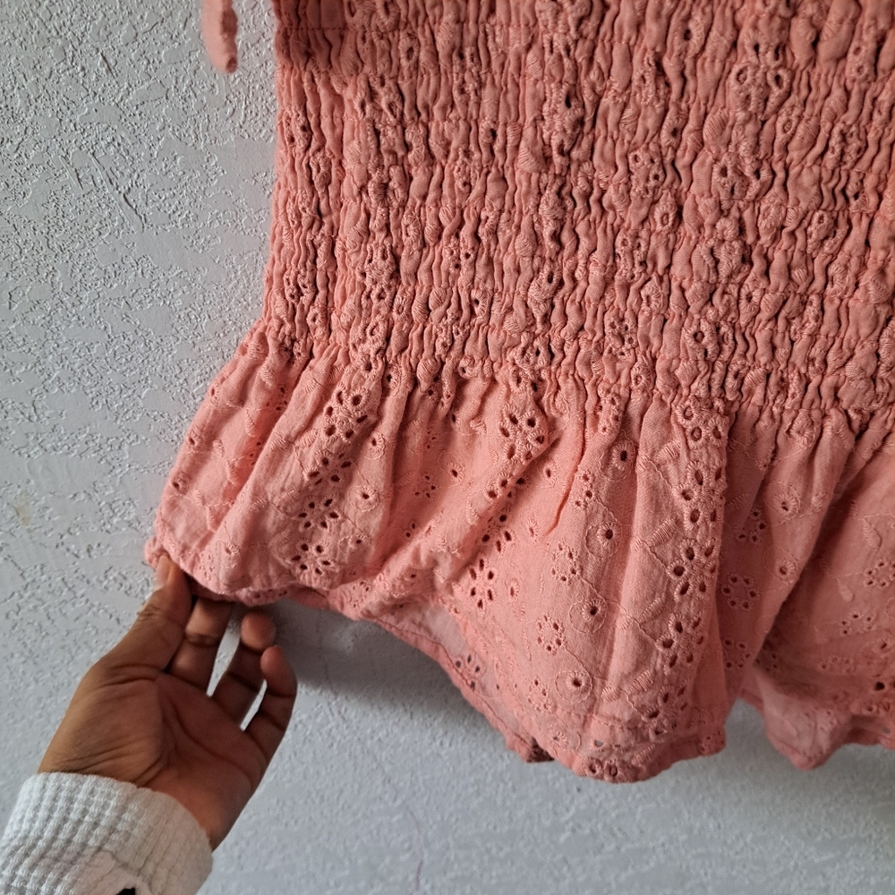 Herencia Collection Pink Bow Tie Top - Picture 3 of 5